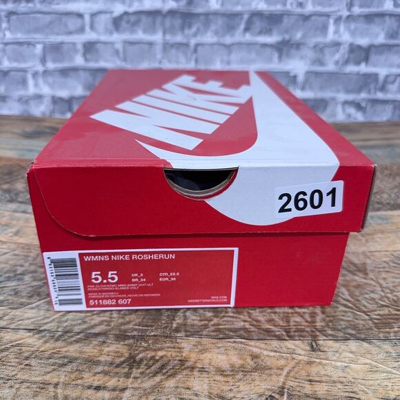 Nike Roshe One Pink Glow Atomic Mango Running Shoes 511882-502 Womens Size 5.5 - Picture 6 of 6